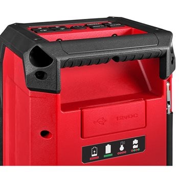 Milwaukee M12 RCDAB+-0 Netz-/Akku-Radio DAB+- und AM/FM-Tuner ohne Akku/Lader im Karton