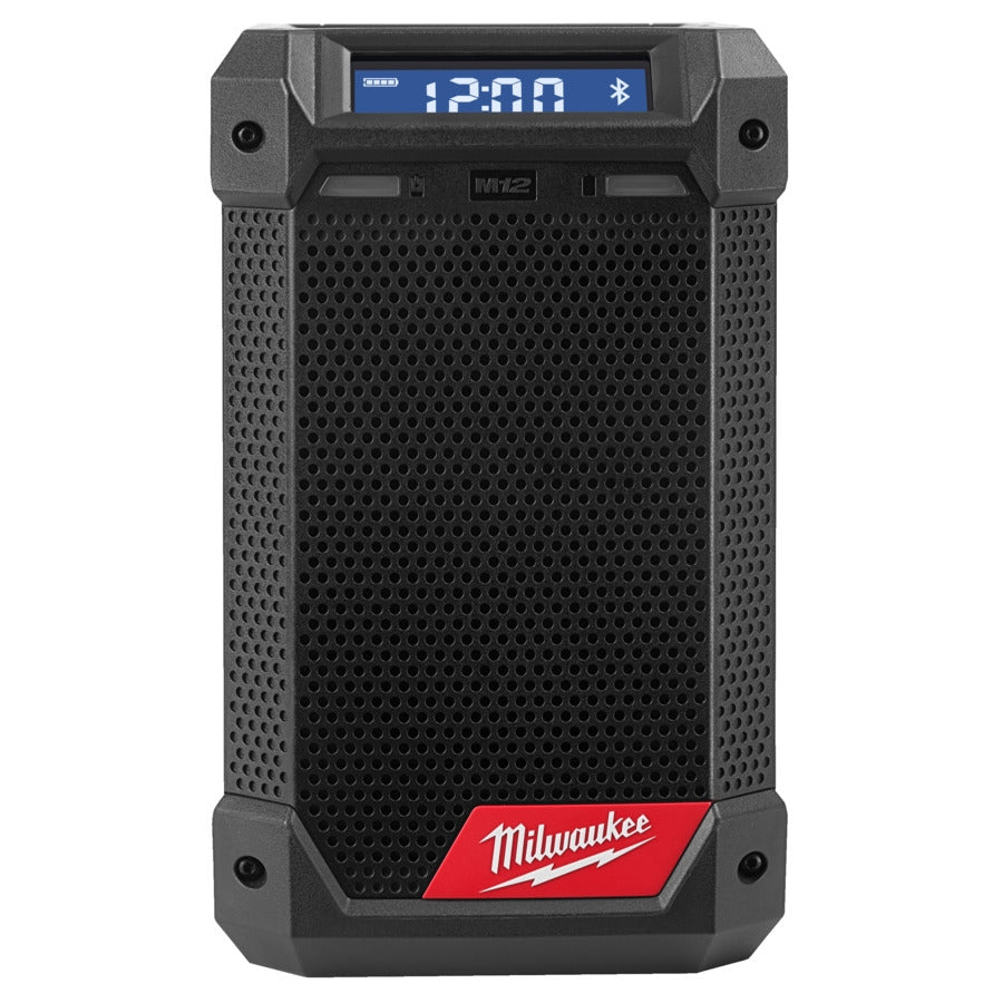 Milwaukee M12 RCDAB+-0 Netz-/Akku-Radio DAB+- und AM/FM-Tuner ohne Akku/Lader im Karton