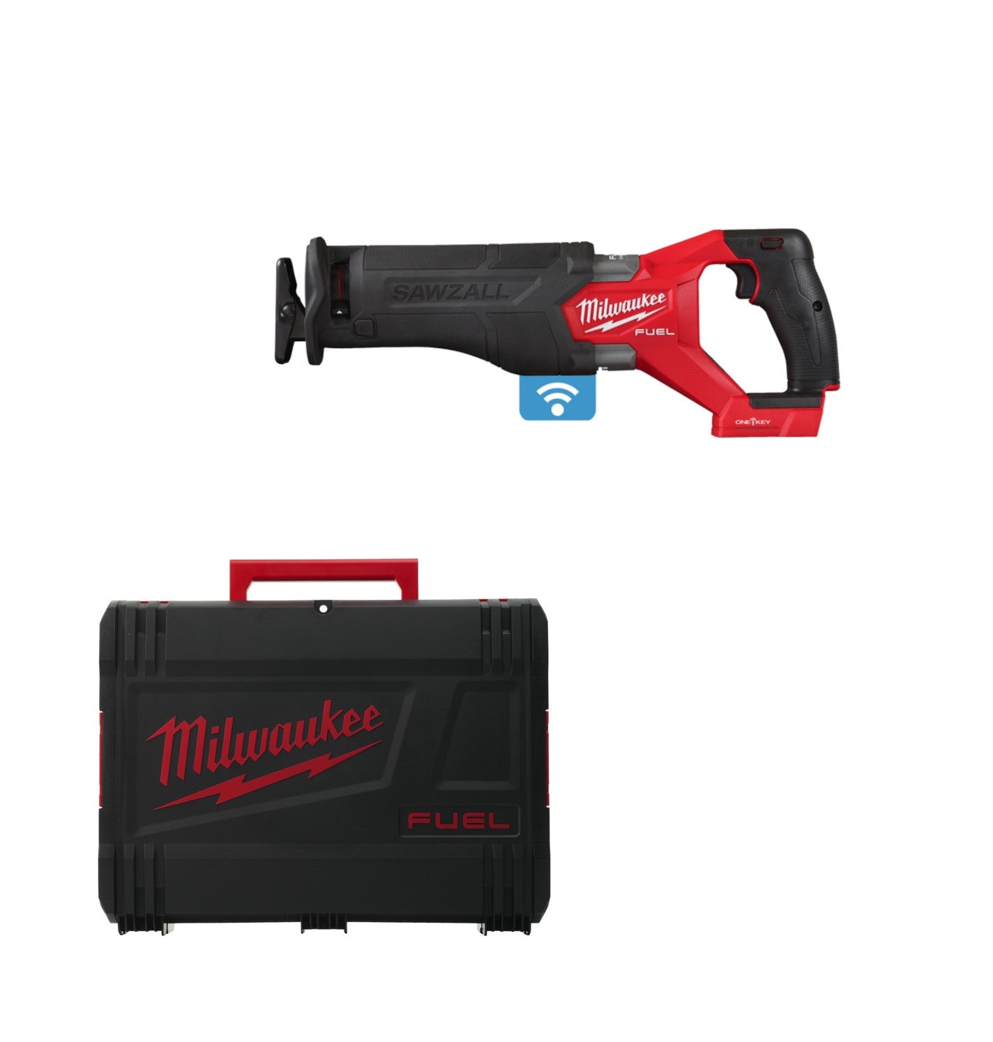 Milwaukee M18 ONEFSZ-0X FUEL Akku-Säbelsäge 32mm Hublänge mit FIXTEC ohne Akku/Lader in HD-Box