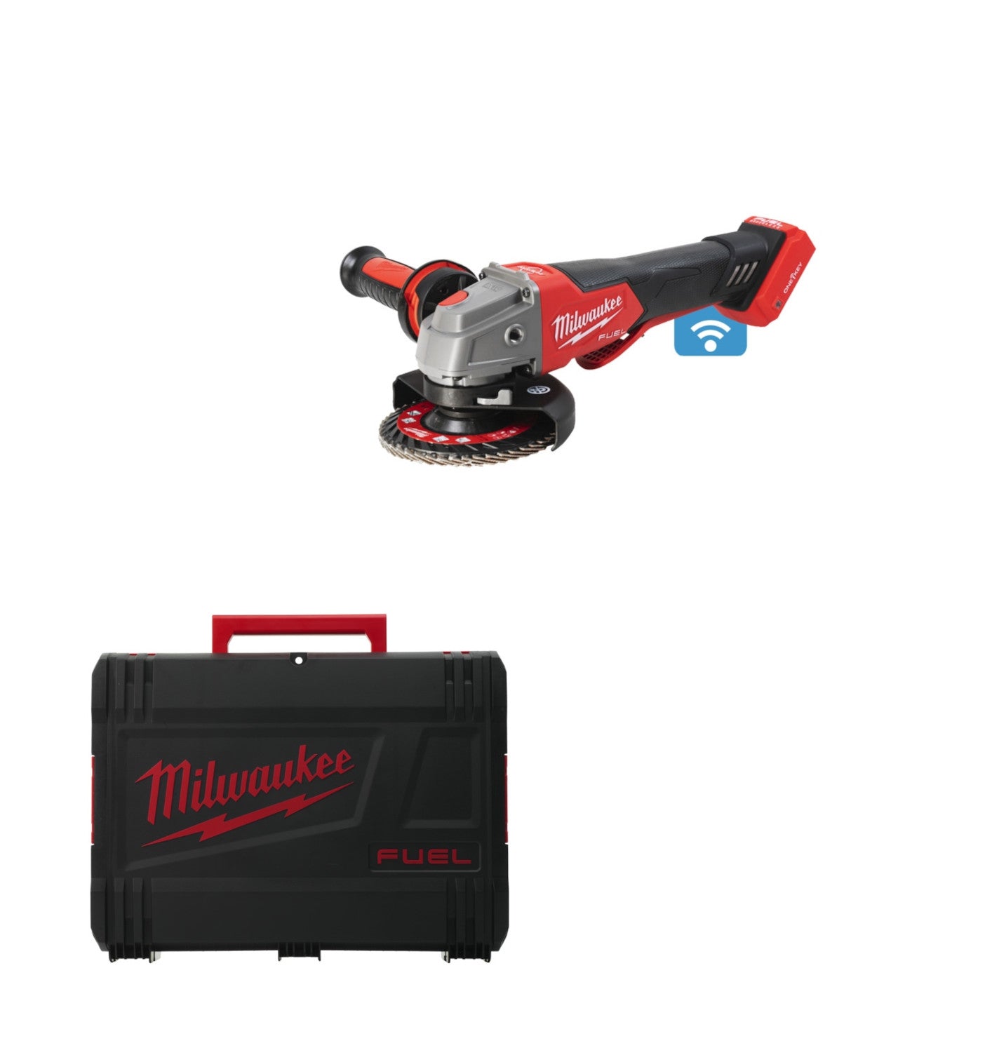 Milwaukee® M18 ONEFSAG125XPDB-0X FUEL Akku-Winkelschleifer ohne Akku/Lader in HD-Box