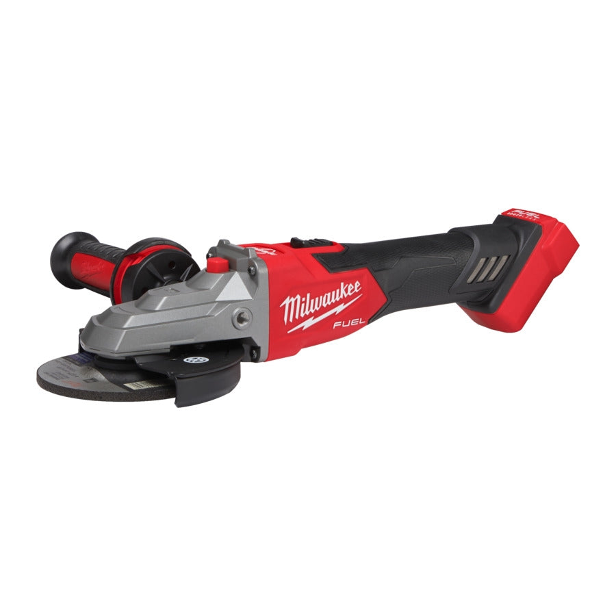 Milwaukee M18 FSAGF125XB-0X FUEL Akku-Flachkopfwinkelschleifer mit Bremse ohne Akku/Lader