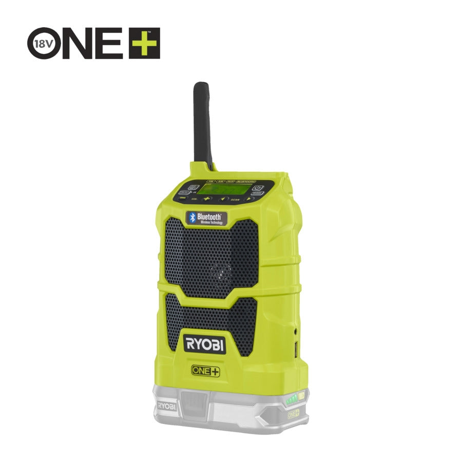 RYOBI R18R-0 Akku-Bluetooth-Radio ohne Akku/Lader im Karton