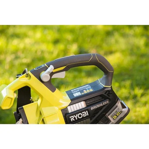 RYOBI OBV18 Brushless Akku-Laubsauger mit 200 km/h Luftgeschwindigkeit ohne Akku/Lader im Karton