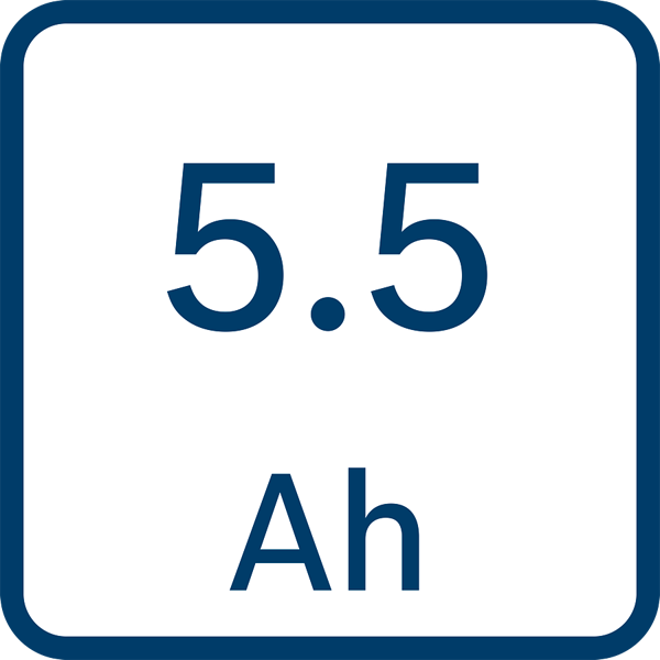 5.5 Ah Akku