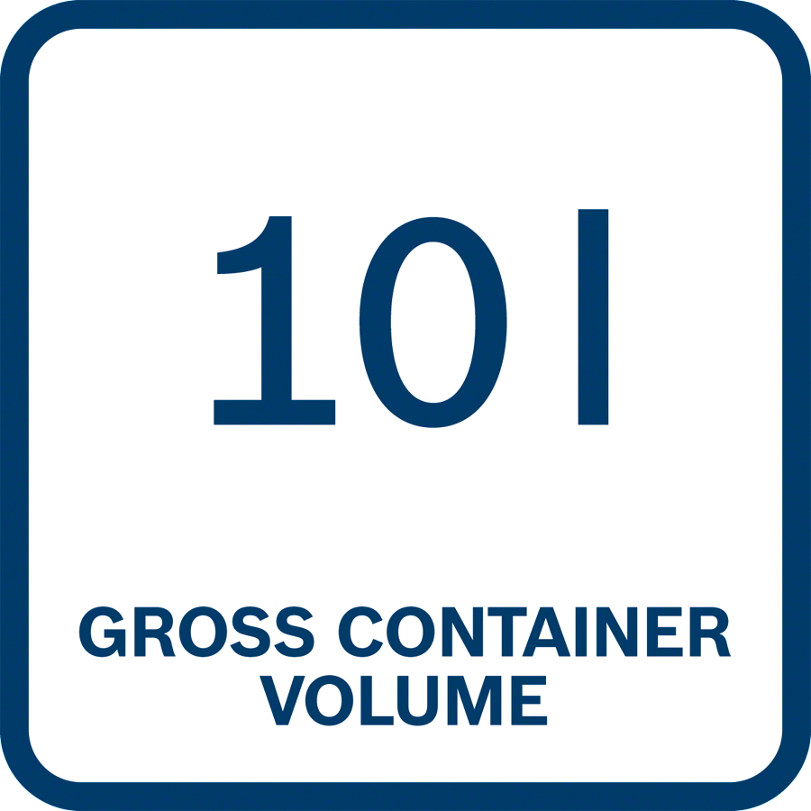 Bosch Professional GAS 18V-10 L Akku-Nass-/Trockensauger 115 mbar ohne Akku/Lader (06019C6302)