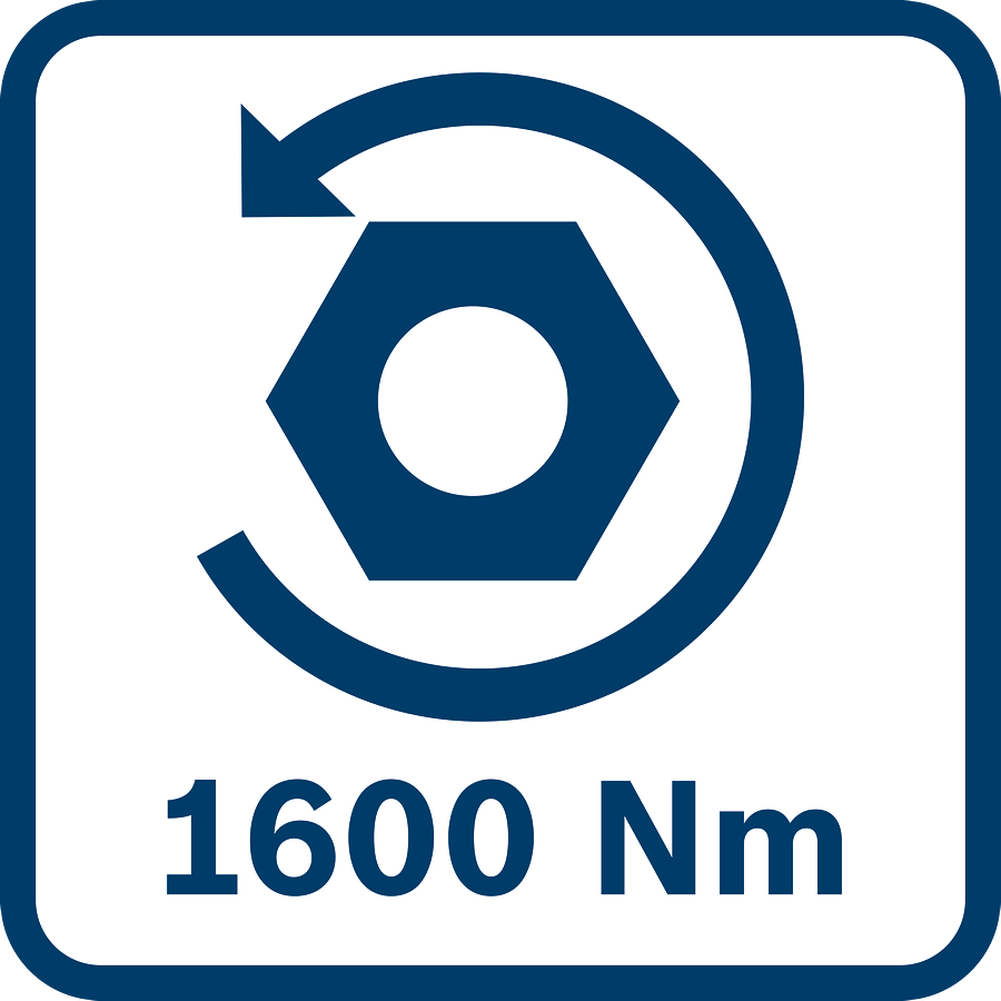 1600 Nm Losbrechmoment