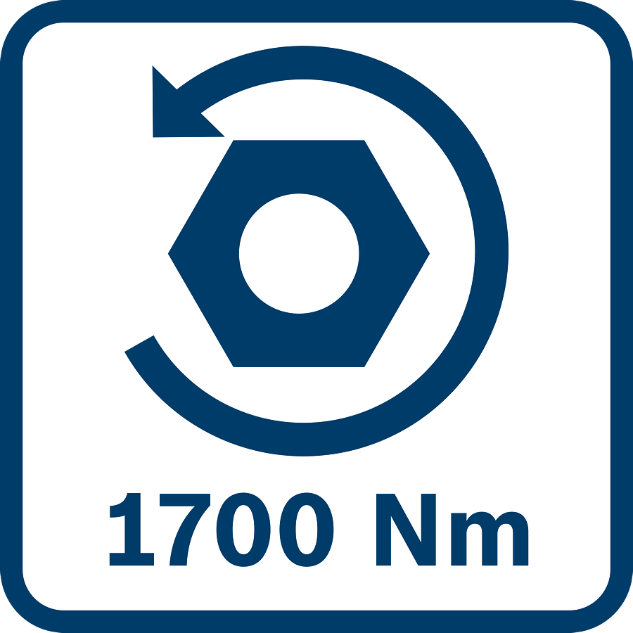 1700 Nm Losbrechmoment