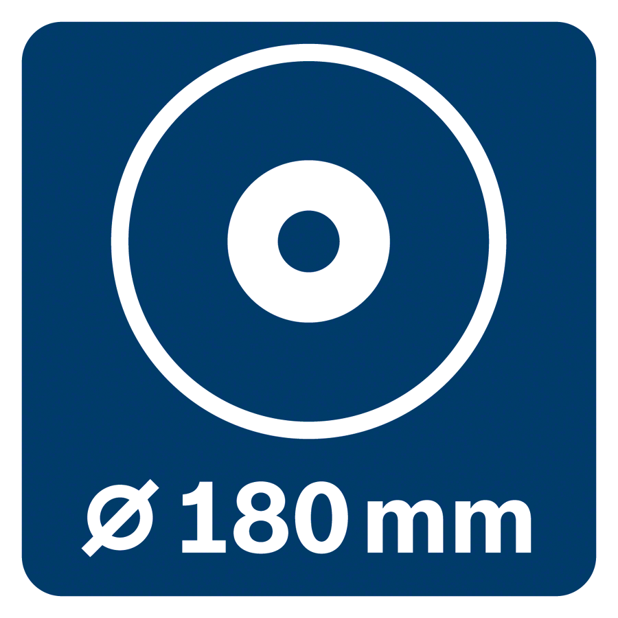 Bosch Professional GWS 18V-180 PC Akku-Winkelschleifer BITURBO ohne Akku/Lader inkl. 3x Scheibe in Karton