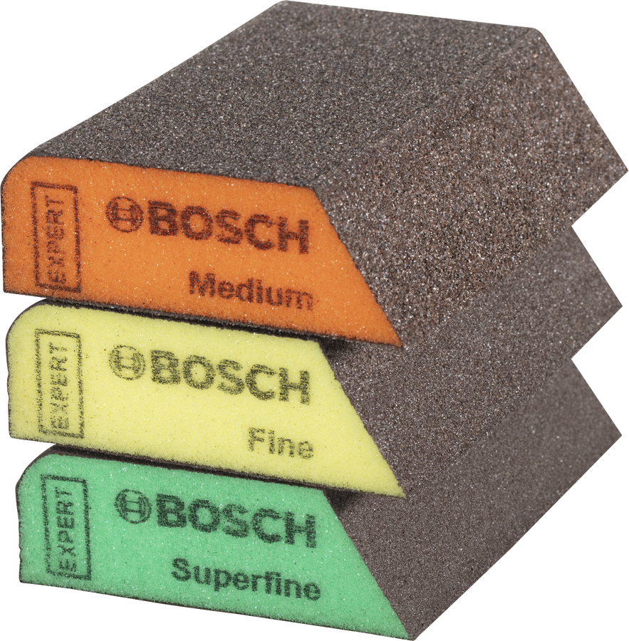 Bosch Expert Schaumstoff-Schleifschwamm S470 69 x 97 x 26 mm M, F, SF (2608901174)