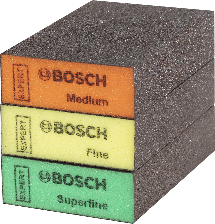 Bosch Expert Schaumstoff-Schleifschwamm S471 69 x 97 x 26 mm M, F, SF (2608901175)