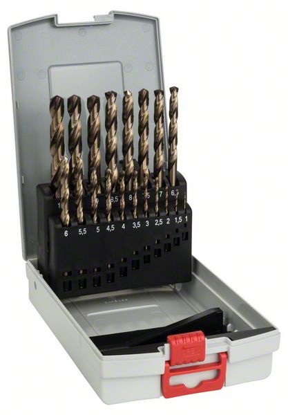 Bosch HSS-Co Metallbohrer-Set ProBox 19 tlg. (2608587014)