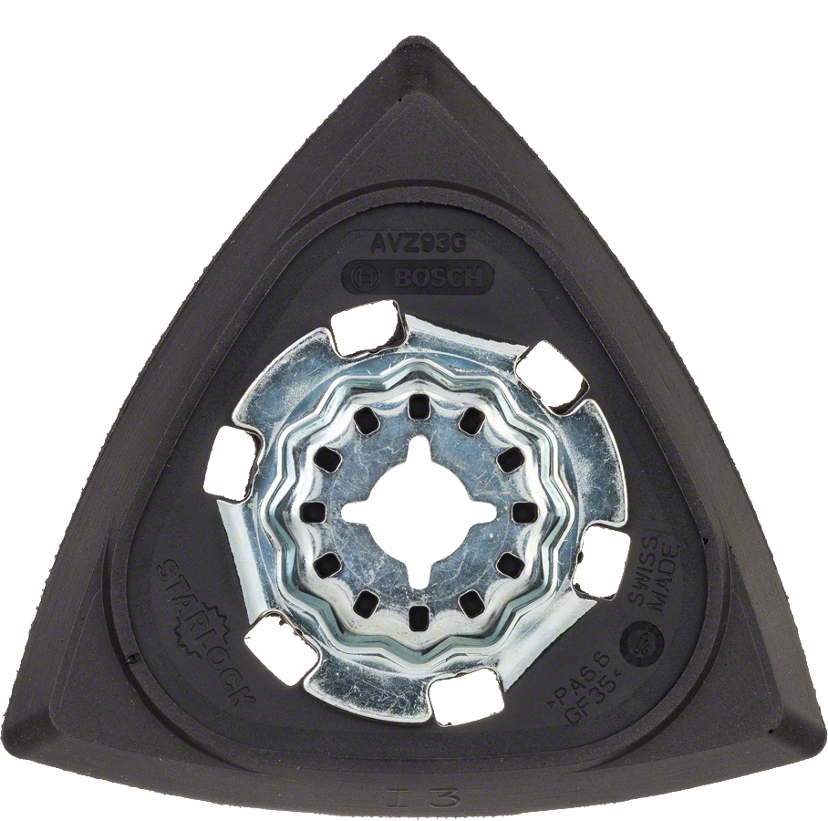 Bosch Starlock Schleifplatte AVZ 93 G 93x93 mm mit Klett (2608000493)