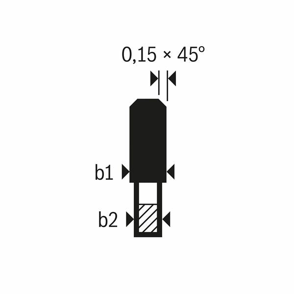 Bosch Expert for Fibre Cement Kreissägeblatt Ø 165x2.2/1.6x20 mm 4 Zähne Faserzement