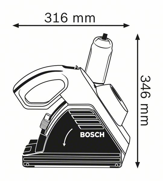 Bosch Professional GNF 35 CA Mauernutfräse