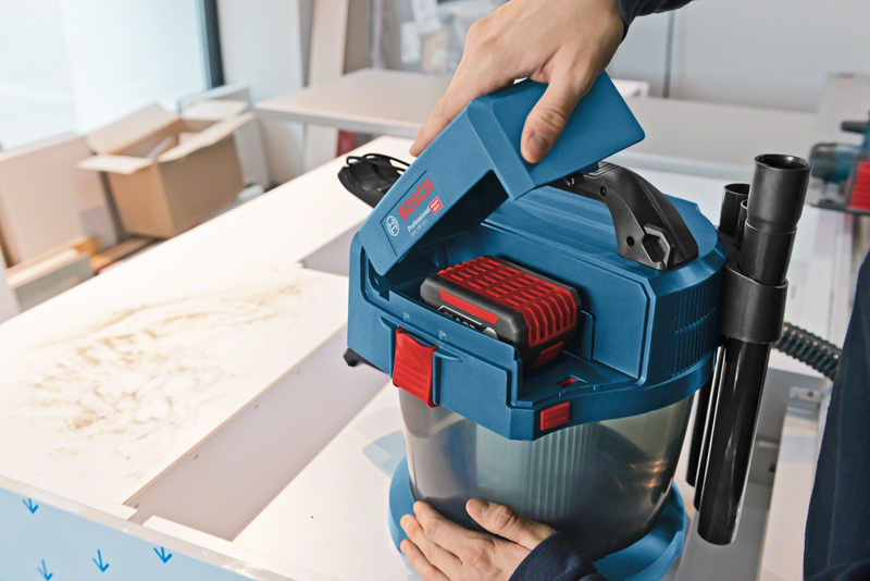 Bosch Professional GAS 18V-10 L Akku-Nass-/Trockensauger 115 mbar ohne Akku/Lader (06019C6302)