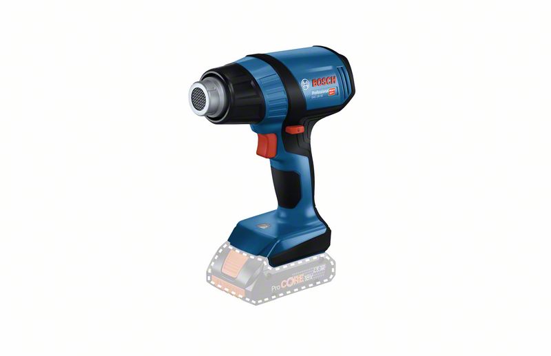 Bosch Professional GHG 18V-50 Akku-Heißluftgebläse 300/500 °C ohne Akku/Lader in L-Boxx