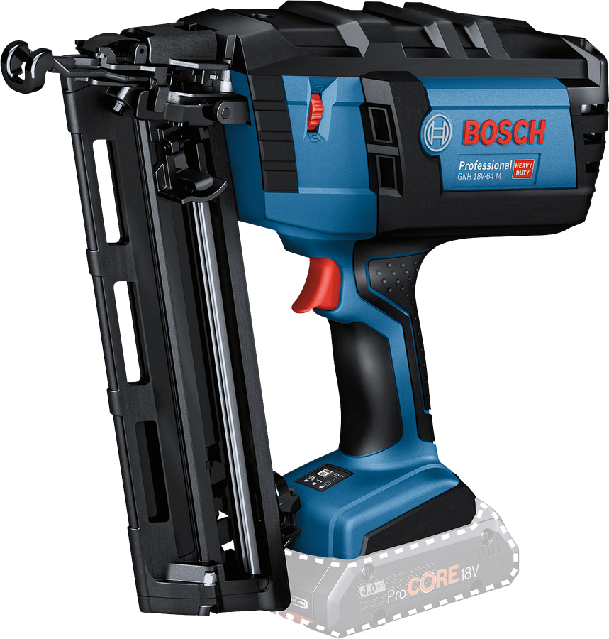 Bosch Professional GNH 18V-64 M Akku-Nagler ohne Akku/Lader on L-Boxx 136