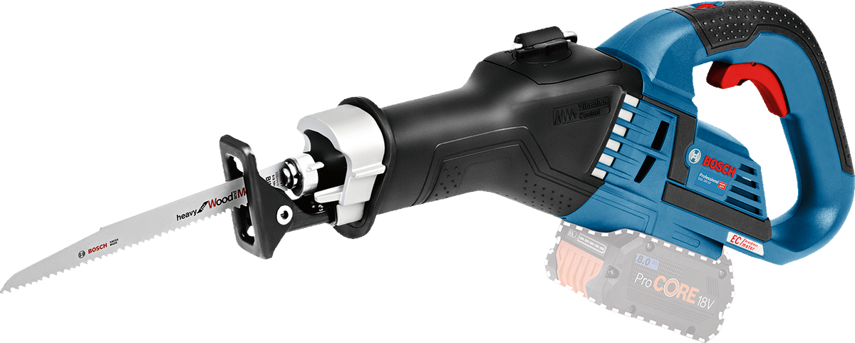 Bosch Professional GSA 18 V-32 Akku-Säbelsäge inkl. 1x Säbelsägeblatt 32 mm Hublänge bürstenlos ohne Akku/Lader im Handwerkerkoffer (06016A8109)