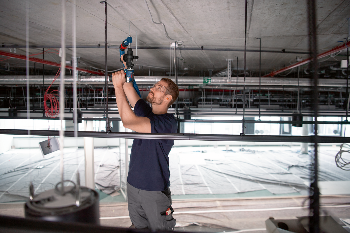 Bosch Professional GFA 12-H Hammeraufsatz FlexiClick für Akkuschrauber GSR 12-35 FC