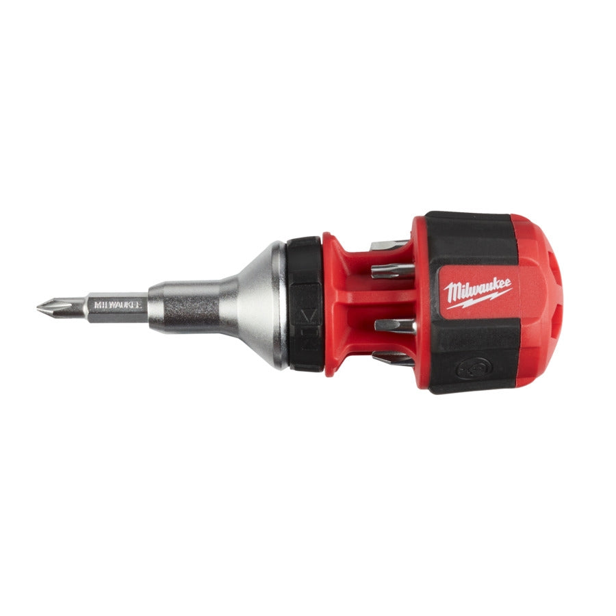 Milwaukee Kompakt-Schraubendreher Stuby mit Ratsche 8-in-1 (4932471868)