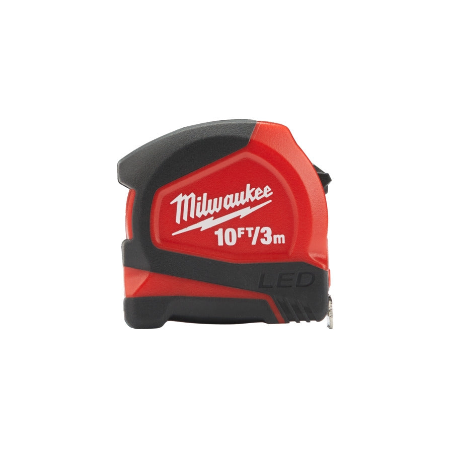 Milwaukee LED-Bandmaß 3 m / 12 mm magnetisch mit 19 LEX LED (48226602)