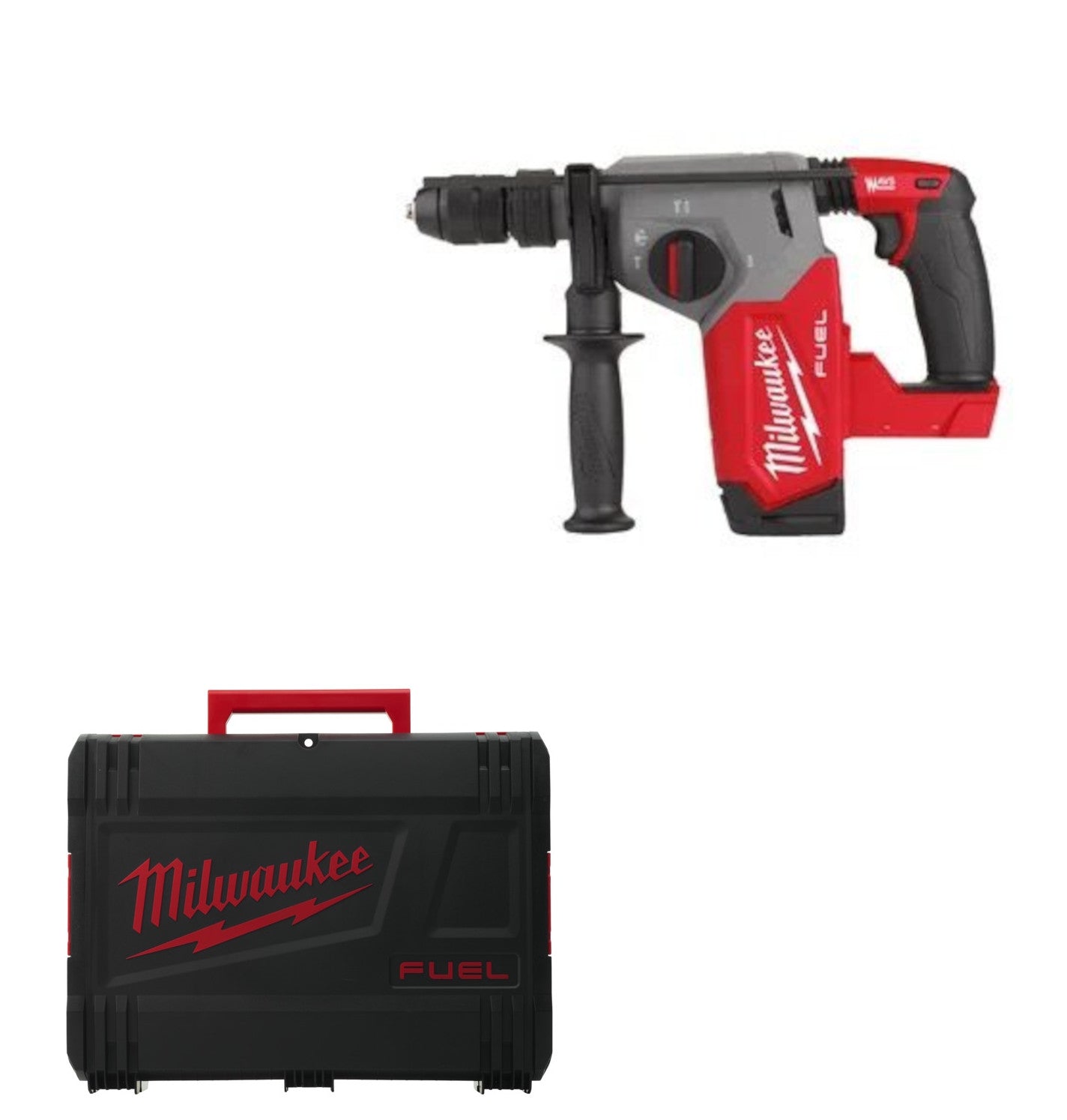Milwaukee M18 FHX-0X FUEL Akku-Kombihammer 2.5 Joule ohne Akku/Lader in HD-Box (4933478888)