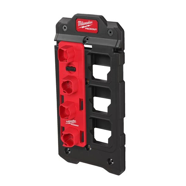 Milwaukee PACKOUT M12 Akku-Wandhalter an Montageplatte (4932480708)
