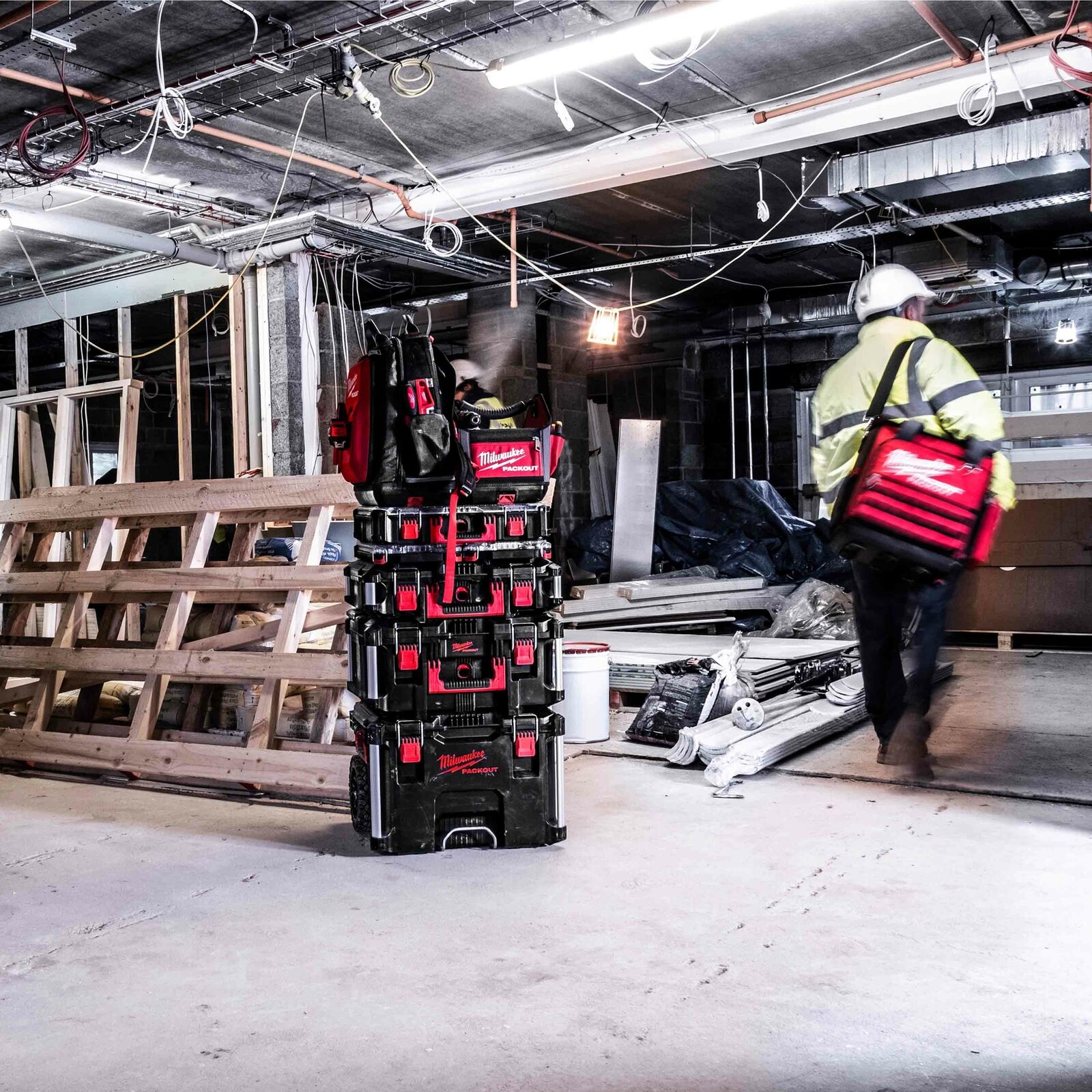 Milwaukee PACKOUT Promo Set 3 tlg. stapelbar (4932464244)