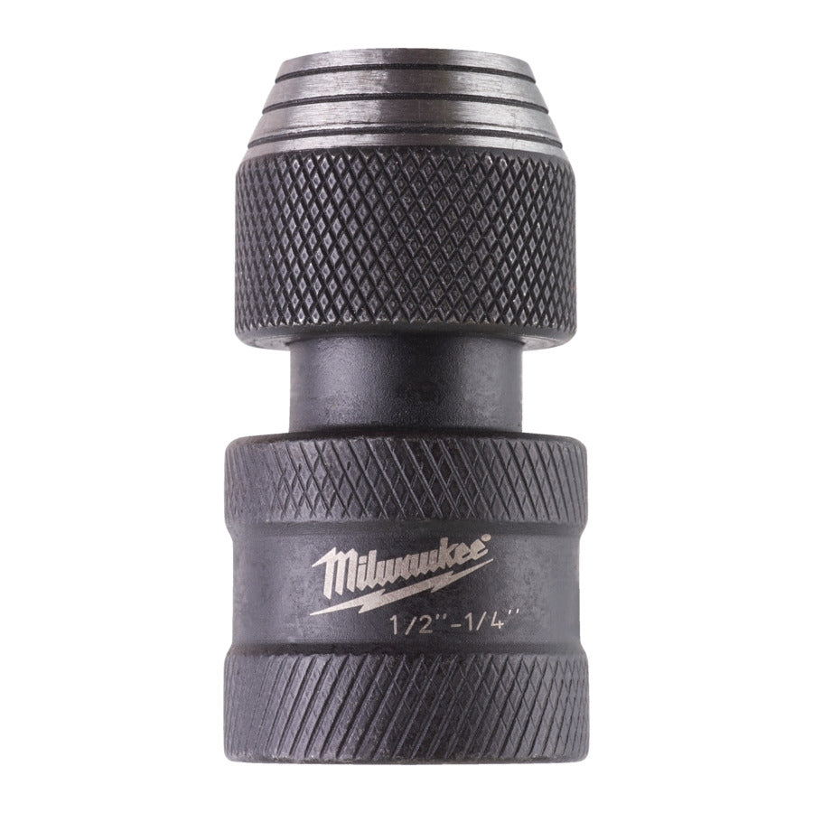 Milwaukee Shockwave Bitadapter 1/2" vierkant auf 1/4'' sechskant (4932471828)