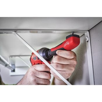 Milwaukee Shockwave Winkelschraubvorsatz RAA 1/4" 11tlg. für Schraub- oder Bohrarbeiten an beengten Stellen