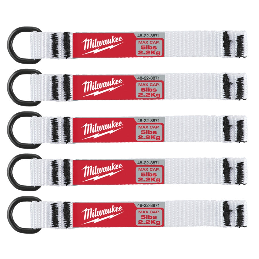 Milwaukee Sicherungsband D-Ring bis 2.25 kg 5tlg. (4932471431)