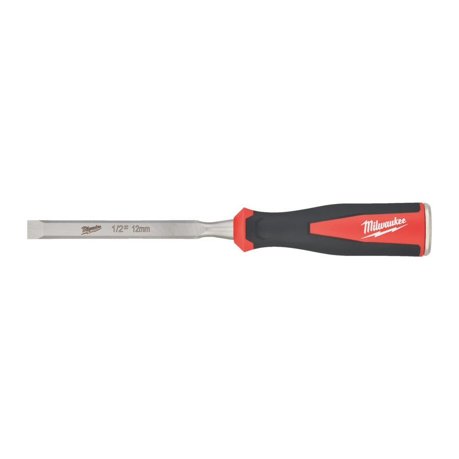 Milwaukee Stechbeitel 1/2" mit abgeschrägter Kante 12 mm mit Schlagkappe (4932479893)