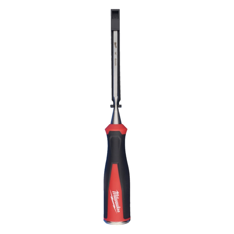 Milwaukee Stechbeitel 1/4" mit abgeschrägter Kante 6 mm mit Schlagkappe (4932479892)