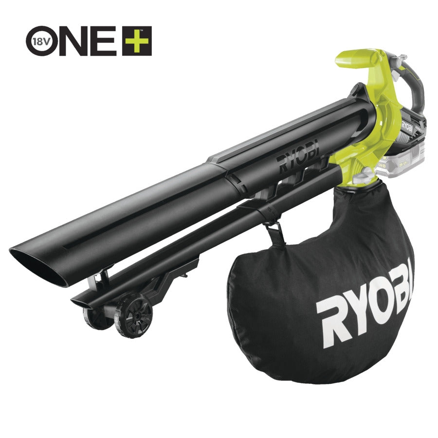 RYOBI OBV18 Brushless Akku-Laubsauger mit 200 km/h Luftgeschwindigkeit ohne Akku/Lader im Karton