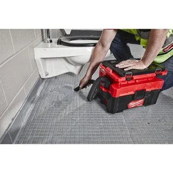 Milwaukee M18 FPOVCL-0 FUEL Akku-Packout-Nass- und Trockensauger 117 mbar ohne Akku/Lader im Karton (4933478187)