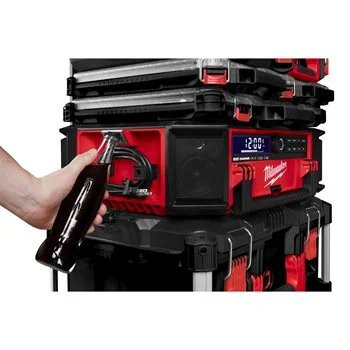 Milwaukee® M18 PRCDAB+-0 Packout N/A-Radio mit Ladefunktion ohne Akku/Lader im Karton