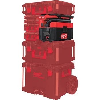 Milwaukee M18 FPOVCL-0 FUEL Akku-Packout-Nass- und Trockensauger 117 mbar ohne Akku/Lader im Karton (4933478187)