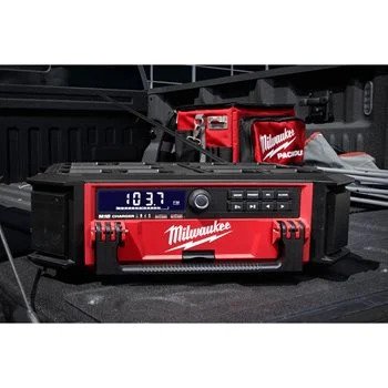 Milwaukee® M18 PRCDAB+-0 Packout N/A-Radio mit Ladefunktion ohne Akku/Lader im Karton