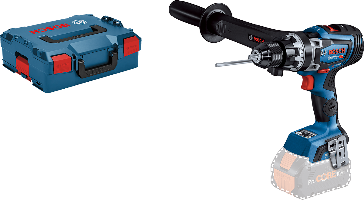 Bosch Professional GSB 18V-150 C Akku-Schlagbohrschrauber mit 150 Nm ohne Akku/Lader in L-Boxx 136