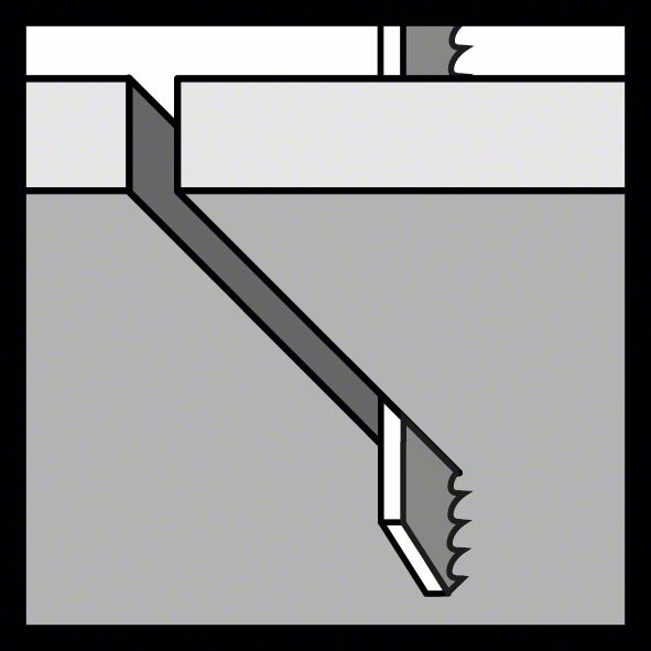 Bosch Stichsägeblatt T 118 A Basic for Metal für gerade Schnitte in Metall