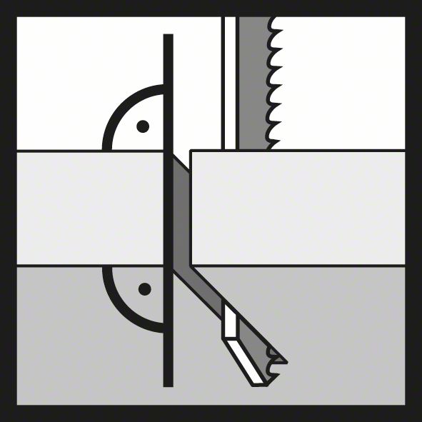 Bosch Pro Stichsägeblatt T 1018 AFP Metal Sandwich 3 Stk. (2608636793)